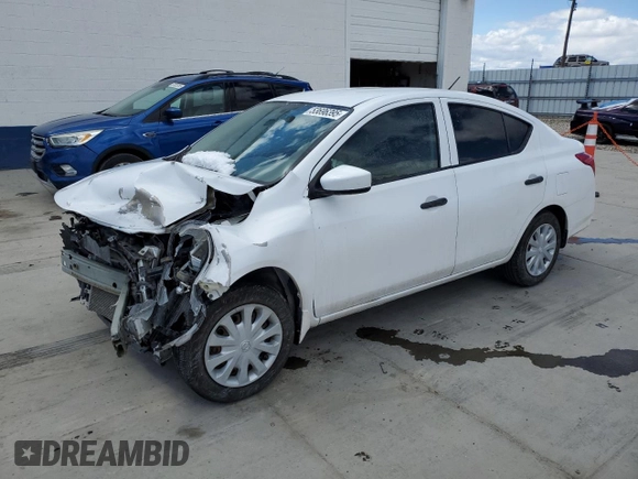 2016 Nissan Versa SV z VIN 3N1CN7AP4GL866142, wystawiony jako Copart lot #53696395 z przebiegiem 66 776 mil mil oraz Szkoda całkowita • Salvage title. Historia ofert i sprzedaży dostępna na DreamBid. Obrazek 1.