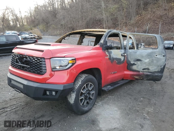 2014 Toyota Tundra Limited z VIN 5TFHY5F13EX352044, wystawiony jako Copart lot #81913994 z przebiegiem Nie podano mil oraz Szkoda całkowita • Salvage title. Historia ofert i sprzedaży dostępna na DreamBid. Obrazek 1.