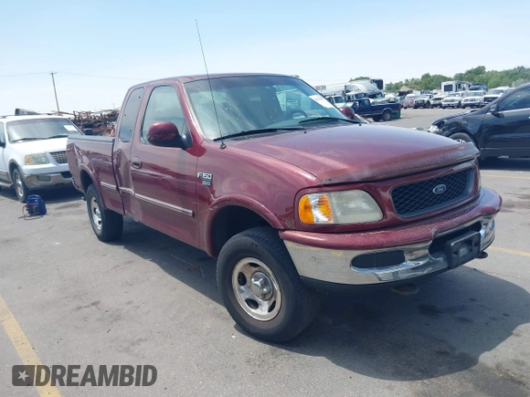 1998 Ford F-150 with VIN 1FTZX18W9WKC09638, listed as a IAAI auction lot 42576838 with 140,714 mi miles and . Bid and sale history available at DreamBid. Image 1.
