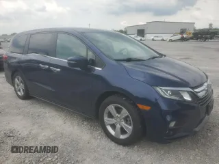 2019 Honda Odyssey EX with VIN 5FNRL6H58KB022432, listed as a Copart auction lot 61501254 with 91,979 mi miles and Non Repairable. Bid and sale history available at carsss.com. Image 4.