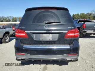 2017 Mercedes-Benz GLS with VIN 4JGDF7FE8HA885805, listed as a Copart auction lot 75594054 with 102,551 mi miles and Salvage Title. Bid and sale history available at carsss.com. Image 6.