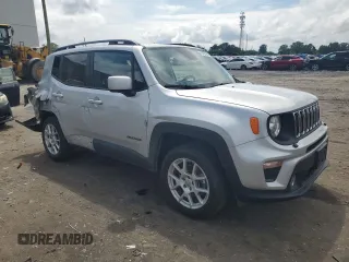2020 Jeep Renegade Latitude with VIN ZACNJBBB2LPL39688, listed as a Copart auction lot 61492495 with 76,857 mi miles and Salvage title. Bid and sale history available at DreamBid. Image 4.
