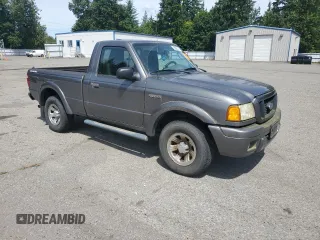 2005 Ford Ranger XL with VIN 1FTYR11U95PA74645, listed as a Copart auction lot 61814985 with 204,878 mi miles and Clean title. Bid and sale history available at DreamBid. Image 4.