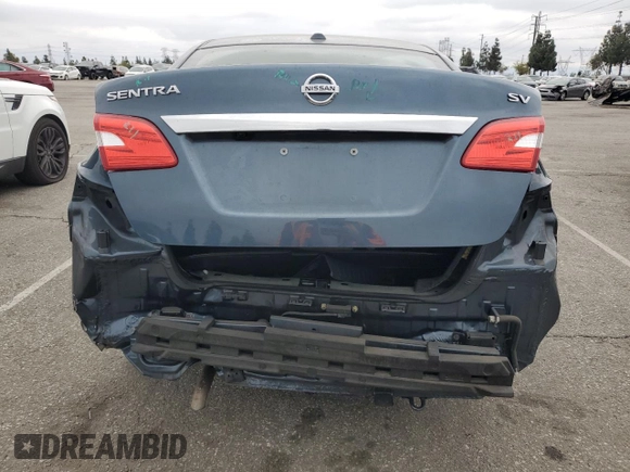 2016 Nissan Sentra SR with VIN 3N1AB7APXGY226181, listed as a Copart auction lot 55776945 with 126,328 mi miles and Salvage Title. Bid and sale history available at DreamBid. Image 6.