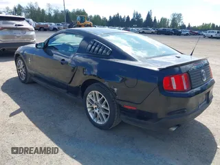 2012 Ford Mustang V6 Premium with VIN 1ZVBP8AM5C5251864, listed as a IAAI auction lot 42087587 with 171,417 mi miles. Bid and sale history available at carsss.com. Image 3.