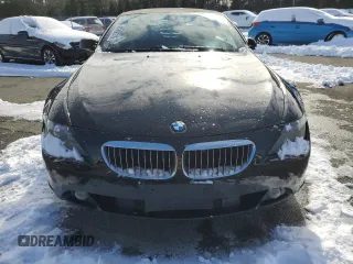 2007 BMW 6 Series 650i with VIN WBAEK13537CN83747, listed as a Copart auction lot 43989075 with 122,865 mi miles and Salvage Title. Bid and sale history available at carsss.com. Image 5.