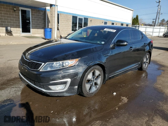 2012 Kia Optima Hybrid with VIN KNAGM4AD7C5024862, listed as a Copart auction lot 53484245 with 132,583 mi miles and Salvage Title. Bid and sale history available at carsss.com. Image 1.