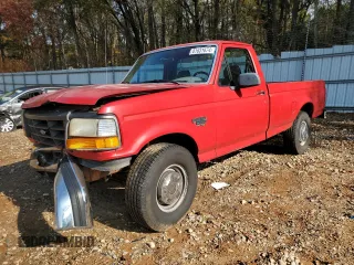 1995 Ford F-250 with VIN 1FTHF25F9SNB31802, listed as a Copart auction lot 81631674 with 0 mi miles and Salvage Title. Bid and sale history available at carsss.com. Image 1.