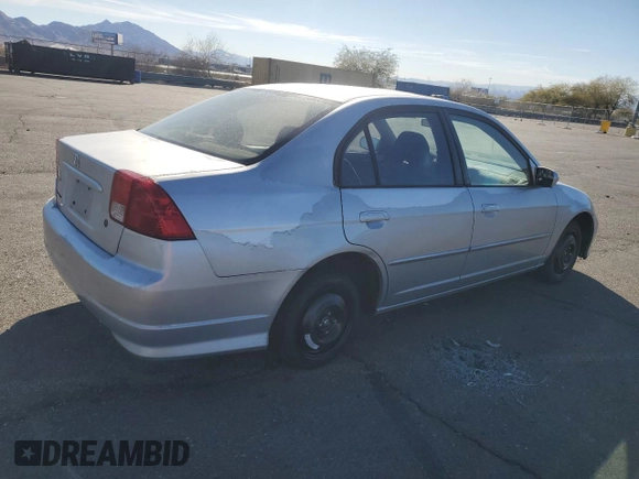2004 Honda Civic EX with VIN 2HGES26834H549834, listed as a Copart auction lot 86941284 with 244,100 mi miles and Clean Title. Bid and sale history available at DreamBid. Image 3.