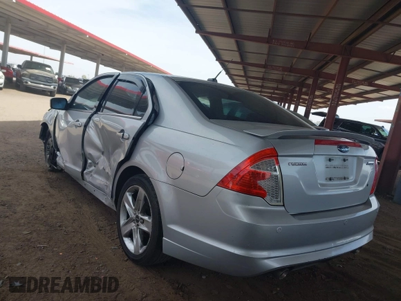 2010 Ford Fusion SPORT with VIN 3FAHP0KC5AR169038, listed as a IAAI auction lot 41848972 with 173,792 mi miles. Bid and sale history available at carsss.com. Image 3.