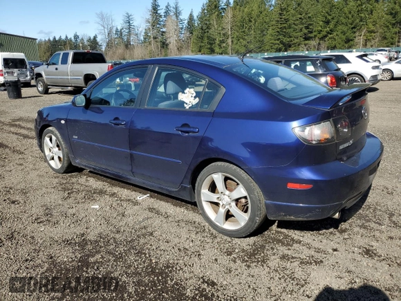 2005 Mazda 3 s with VIN JM1BK323X51302988, listed as a Copart auction lot 48337175 with 257,647 mi miles and Salvage Title. Bid and sale history available at carsss.com. Image 2.