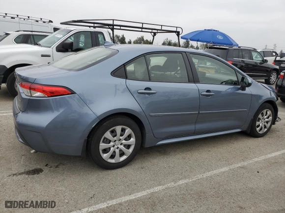 2022 Toyota Corolla LE with VIN JTDEPMAE1N3012537, listed as a Copart auction lot 50564265 with 18,310 mi miles and Salvage Title. Bid and sale history available at carsss.com. Image 3.