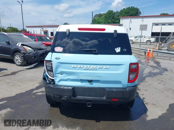 2023 Ford Bronco Sport Heritage with VIN 3FMCR9G63PRE21640, listed as a IAAI auction lot 42057428 with 29,628 mi miles and . Bid and sale history available at DreamBid. Image 16.