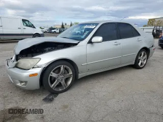 2004 Lexus IS 300/350 with VIN JTHBD192140093669, listed as a Copart auction lot 48598145 with 114,867 mi miles and Salvage Title. Bid and sale history available at carsss.com. Image 1.