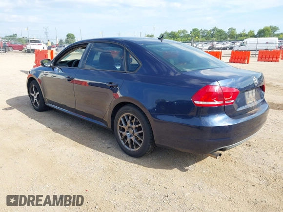 2013 Volkswagen Passat S with VIN 1VWAP7A36DC023057, listed as a IAAI auction lot 42655185 with 224,605 mi miles and . Bid and sale history available at DreamBid. Image 3.