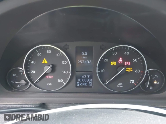 2005 Mercedes-Benz C 230 Kompressor with VIN WDBRF40J35F689993, listed as a IAAI auction lot 42007594 with 253,432 mi miles and . Bid and sale history available at DreamBid. Image 7.