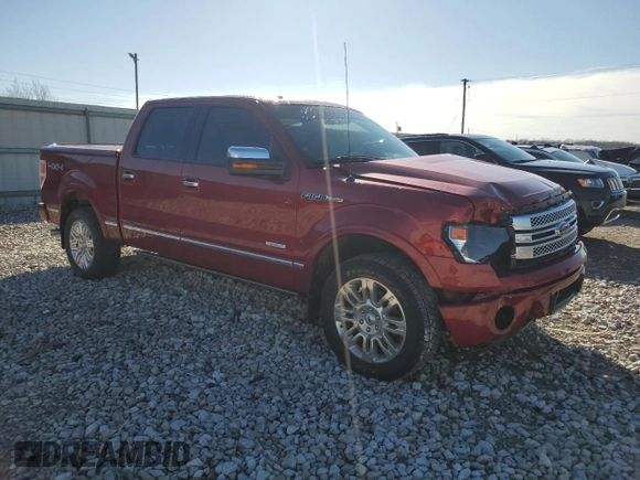 2014 Ford F-150 XL with VIN 1FTFW1ET4EFC14334, listed as a Copart auction lot 50131345 with 131,528 mi miles and Salvage Title. Bid and sale history available at carsss.com. Image 4.