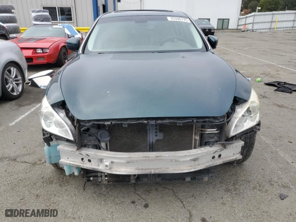 2012 Infiniti M37 with VIN JN1BY1AP1CM335156, listed as a Copart auction lot 45596745 with 204,092 mi miles and Salvage Title. Bid and sale history available at carsss.com. Image 5.