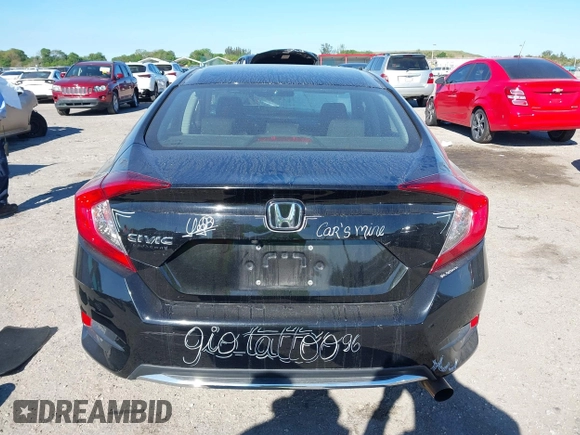 2020 Honda Civic Sedan LX with VIN 2HGFC2F65LH564964, listed as a IAAI auction lot 41845557 with 119,543 mi miles. Bid and sale history available at carsss.com. Image 16.