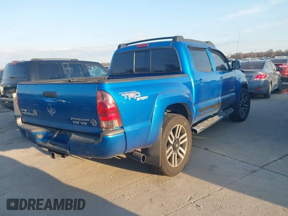 2008 Toyota Tacoma PreRunner with VIN 3TMJU62N38M056852, listed as a IAAI auction lot 41682752 with 163,652 mi miles. Bid and sale history available at carsss.com. Image 4.
