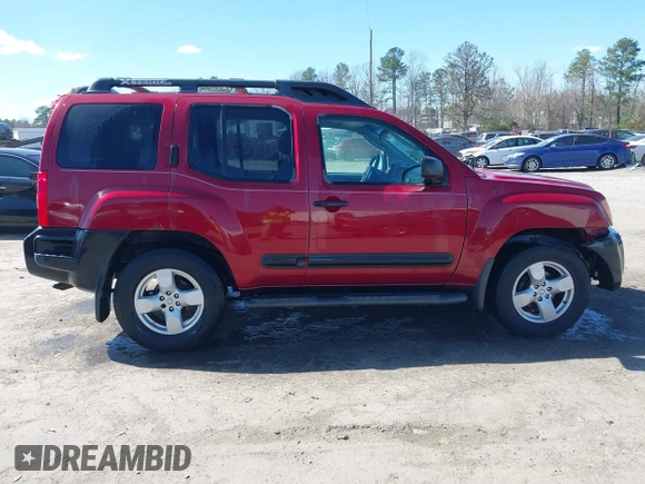 2005 Nissan Xterra S with VIN 5N1AN08W45C640048, listed as a IAAI auction lot 41897729 with 240,315 mi miles and . Bid and sale history available at DreamBid. Image 13.