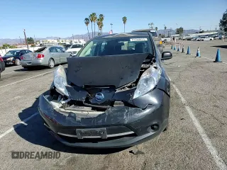 2015 Nissan LEAF SV with VIN 1N4AZ0CPXFC334701, listed as a Copart auction lot 41780655 with 66,335 mi miles and Salvage Title. Bid and sale history available at carsss.com. Image 11.