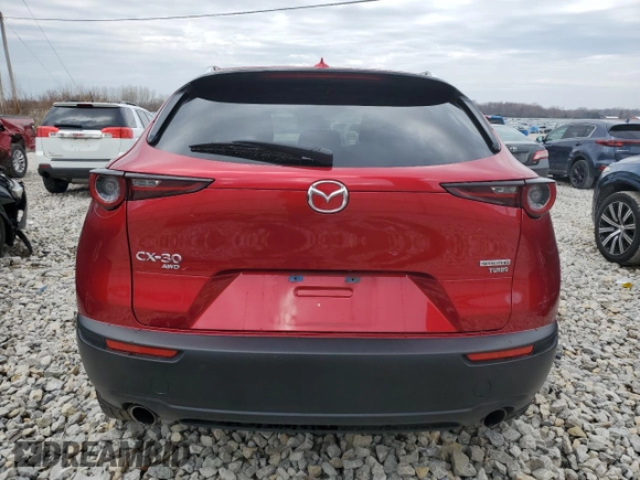 2021 Mazda CX-30 Premium with VIN 3MVDMBDY8MM307404, listed as a Copart auction lot 50386285 with 58,461 mi miles and Clean Title. Bid and sale history available at carsss.com. Image 6.