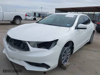 2018 Acura TLX with VIN 19UUB1F37JA004207, listed as a IAAI auction lot 41702092 with 116,046 mi miles. Bid and sale history available at carsss.com. Image 6.