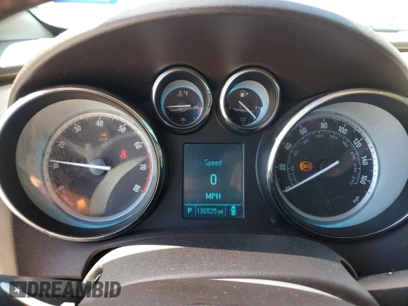 2014 Buick Verano Group with VIN 1G4PS5SK8E4123710, listed as a Copart auction lot 53941935 with 130,525 mi miles and Salvage title. Bid and sale history available at DreamBid. Image 9.