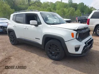 2020 Jeep Renegade Latitude with VIN ZACNJABB7LPL02453, listed as a IAAI auction lot 42276414 with 52,733 mi miles and . Bid and sale history available at DreamBid. Image 1.