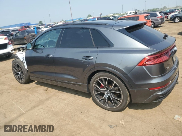 2020 Audi Q8 Prestige with VIN WA1FVAF18LD022451, listed as a Copart auction lot 64125825 with 33,237 mi miles and Clean title. Bid and sale history available at DreamBid. Image 2.