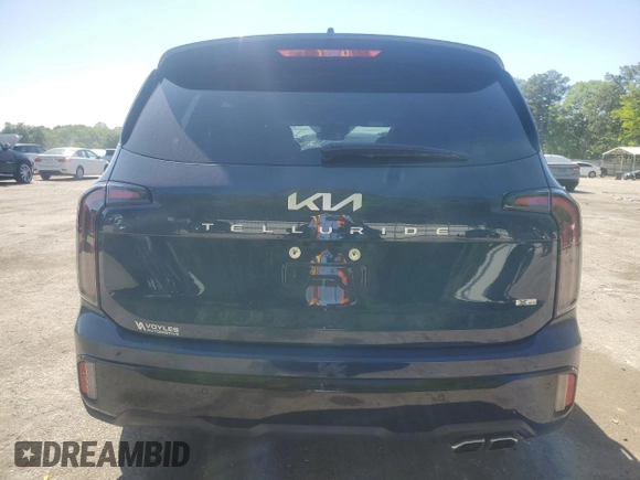 2024 Kia Telluride SX Prestige X-Line with VIN 5XYP5DGC1RG439447, listed as a Copart auction lot 52987835 with Not provided miles and Salvage title. Bid and sale history available at DreamBid. Image 6.