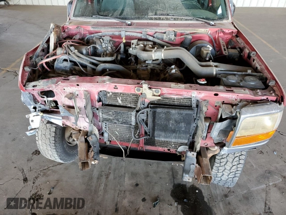1997 Ford F-250 with VIN 1FTHW26G1VEB50789, listed as a Copart auction lot 47265135 with 207,137 mi miles and Clean title. Bid and sale history available at DreamBid. Image 11.