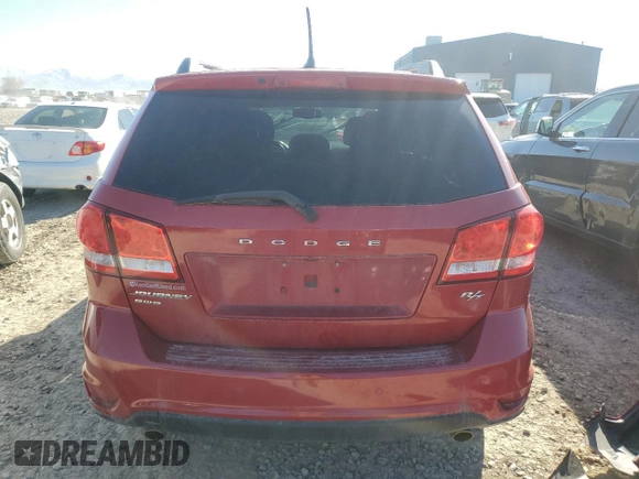 2016 Dodge Journey R/T with VIN 3C4PDDEG3GT108772, listed as a Copart auction lot 49909435 with 158,049 mi miles and Salvage Title. Bid and sale history available at DreamBid. Image 6.