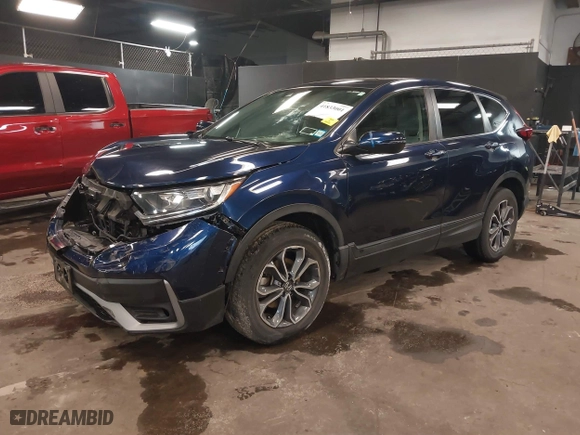 2020 Honda CR-V EX-L with VIN 5J6RW2H86LL021914, listed as a IAAI auction lot 41833001 with 32,433 mi miles. Bid and sale history available at carsss.com. Image 2.