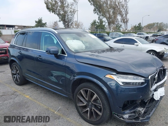 2022 Volvo XC90 Momentum with VIN YV4A22PKXN1817816, listed as a IAAI auction lot 41461524 with 48,048 mi miles. Bid and sale history available at carsss.com. Image 1.