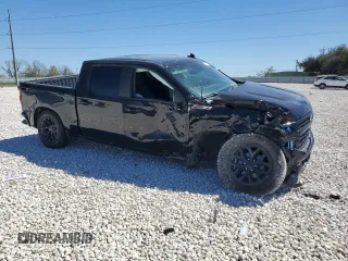 2022 Chevrolet Silverado 1500 RST with VIN 1GCUDEED5NZ530112, listed as a Copart auction lot 49636035 with 53,193 mi miles and Salvage Title. Bid and sale history available at DreamBid. Image 4.