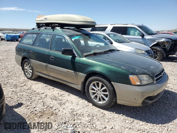 2001 Subaru Legacy Outback with VIN 4S3BH675817616897, listed as a Copart auction lot 59056125 with 120,652 mi miles and Clean title. Bid and sale history available at DreamBid. Image 4.