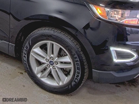 2017 Ford Edge SEL with VIN 2FMPK4J97HBB94982, listed as a IAAI auction lot 42015458 with 133,626 mi miles. Bid and sale history available at carsss.com. Image 1.