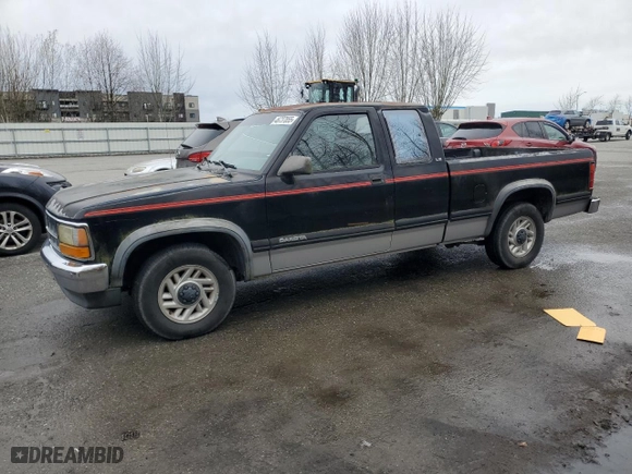 1993 Dodge Dakota with VIN 1B7FL23X4PS285239, listed as a Copart auction lot 46737855 with 172,732 mi miles and Clean Title. Bid and sale history available at carsss.com. Image 1.