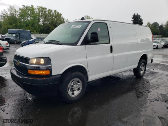 2022 Chevrolet Express Cargo Van with VIN 1GCWGAF71N1211905, listed as a Copart auction lot 73234454 with 16,763 mi miles and Clean Title. Bid and sale history available at carsss.com. Image 1.