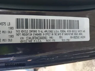 2014 Jeep Patriot Latitude с VIN 1C4NJRFB4ED602061, выставлен на аукционе IAAI как лот 42682088 с пробегом Не указан миль и . История ставок и продаж доступна на DreamBid. Изображение 9.