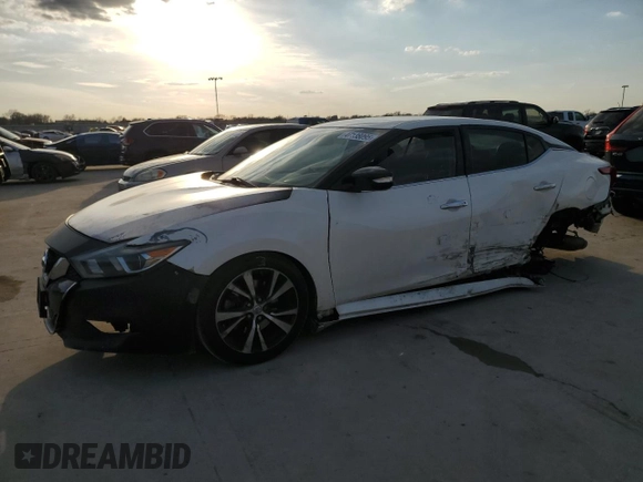 2018 Nissan Maxima S with VIN 1N4AA6AP3JC395054, listed as a Copart auction lot 47138095 with 132,069 mi miles and Salvage Title. Bid and sale history available at DreamBid. Image 1.