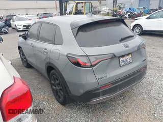 2024 Honda HR-V Sport with VIN 3CZRZ1H51RM752314, listed as a IAAI auction lot 42130406 with 10,435 mi miles and . Bid and sale history available at DreamBid. Image 3.