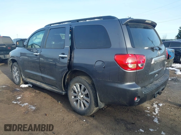 2016 Toyota Sequoia Limited with VIN 5TDJY5G1XGS127354, listed as a IAAI auction lot 41291303 with 106,327 mi miles. Bid and sale history available at carsss.com. Image 3.