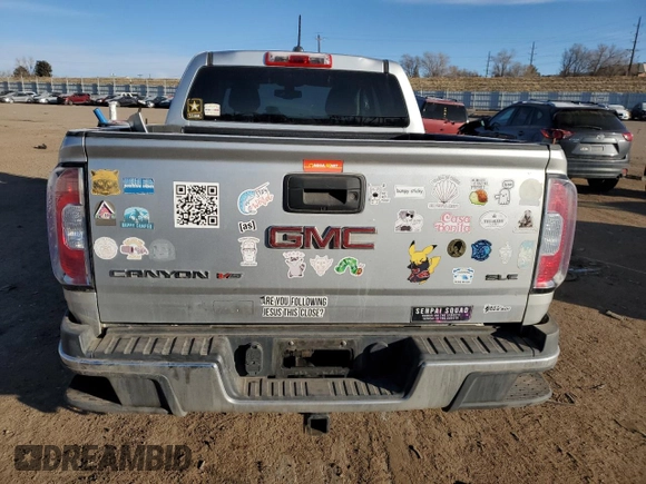 2018 GMC Canyon 2WD SLE with VIN 1GTG5CEN3J1169379, listed as a Copart auction lot 44781865 with 92,522 mi miles and Salvage Title. Bid and sale history available at carsss.com. Image 6.