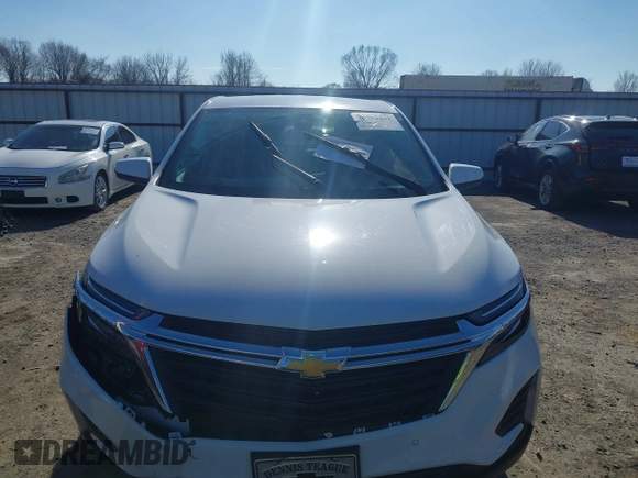 2022 Chevrolet Equinox LT with VIN 3GNAXKEV8NL163044, listed as a IAAI auction lot 41202331 with 19,389 mi miles and . Bid and sale history available at DreamBid. Image 12.