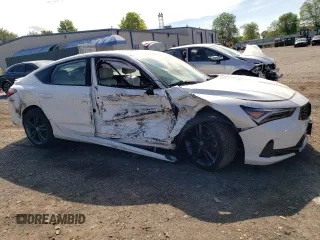 2024 Acura Integra w/A-Spec Package with VIN 19UDE4H35RA022657, listed as a Copart auction lot 55964735 with 16,743 mi miles and Salvage title. Bid and sale history available at DreamBid. Image 4.