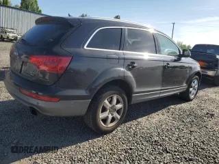 2014 Audi Q7 Premium with VIN WA1CGAFE9ED019934, listed as a Copart auction lot 56388595 with 104,549 mi miles and Salvage title. Bid and sale history available at DreamBid. Image 3.