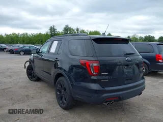2019 Ford Explorer Sport with VIN 1FM5K8GT0KGB50601, listed as a IAAI auction lot 42280200 with 76,377 mi miles and . Bid and sale history available at DreamBid. Image 3.